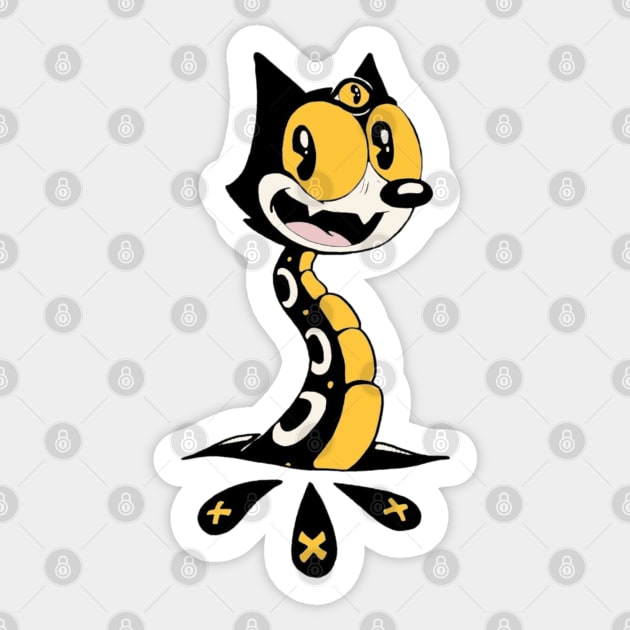 Felix the Snake Sticker by Hi, I'm Jonny.